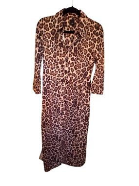River Island Leopard Print Maxi Dress